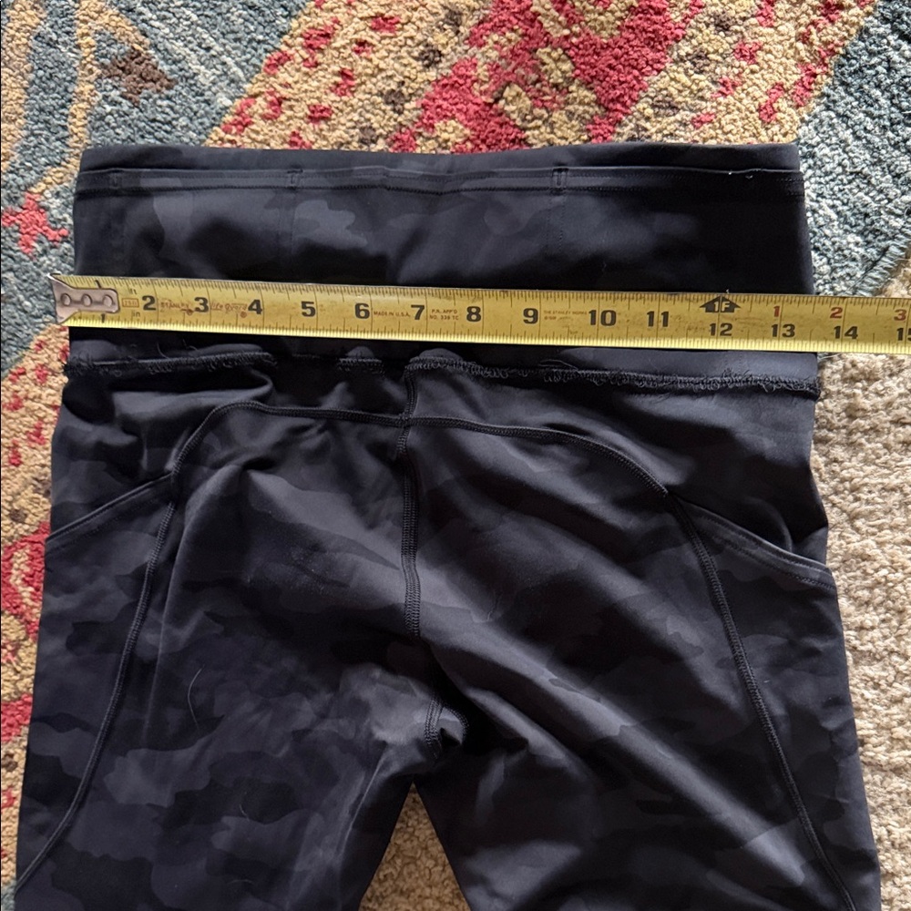 lululemon athletica Black Camo High-Rise Leggings with Side Pockets - Picture 6 of 6